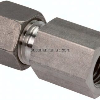 Aufschraub-Schneidringverschr. M 22x1,5-18 L (M26x1,5), Klemmring 1.4571 (NC)