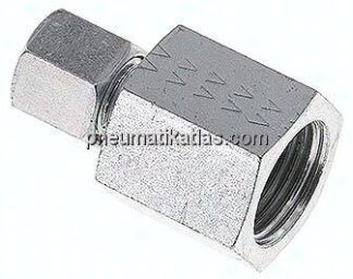 Aufschraub-Schneidringverschr. G 1/2"-8 L (M14x1,5), Stahl verzinkt