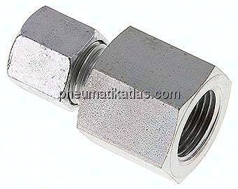 Aufschraub-Schneidringverschr. G 3/8"-8 L (M14x1,5), Stahl verzinkt