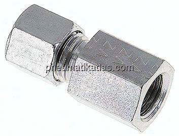 Aufschraub-Schneidringverschr. G 1/4"-8 L (M14x1,5), Stahl verzinkt