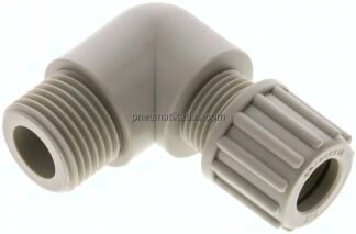Winkel-Verschraubung G 1/2"-12x10mm, Polypropylen