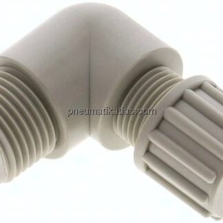 Winkel-Verschraubung G 1/2"-12x10mm, Polypropylen