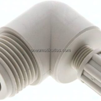 Winkel-Verschraubung G 1/2"-6x4mm, Polypropylen