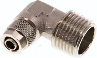 Winkel-Verschraubung R 1/2"-8x6mm, Messing vernickelt