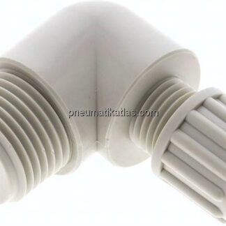 Winkel-Verschraubung G 1/2"-8x6mm, Polypropylen
