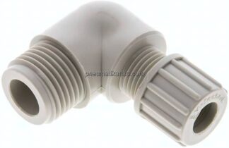 Winkel-Verschraubung G 1/2"-10x8mm, Polypropylen