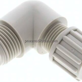 Winkel-Verschraubung G 1/2"-12x9mm, Polypropylen