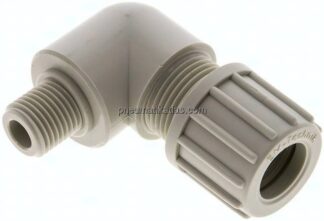 Winkel-Verschraubung G 1/4"-14x12mm, Polypropylen