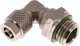 Winkel-Drehverschraubung G 1/4"-6x4mm, Messing vernickelt