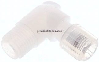 Winkel-Verschraubung G 1/4"-6x4mm, PFA