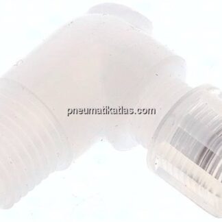 Winkel-Verschraubung G 1/4"-6x4mm, PFA