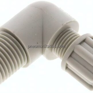 Winkel-Verschraubung G 1/4"-6x4mm, Polypropylen
