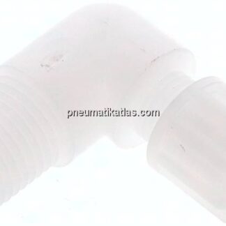 Winkel-Verschraubung G 1/4"-6x4mm, PVDF