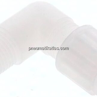 Winkel-Verschraubung G 1/4"-8x6mm, PVDF