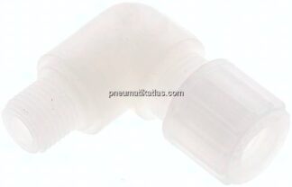 Winkel-Verschraubung G 1/4"-10x8mm, PVDF
