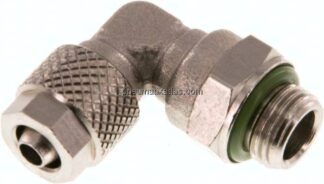 Winkel-Drehverschraubung G 1/8"-6x4mm, Messing vernickelt