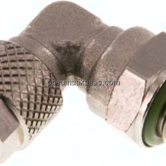 Winkel-Drehverschraubung G 1/8"-6x4mm, Messing vernickelt