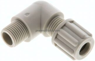 Winkel-Verschraubung G 1/8"-6x4mm, Polypropylen
