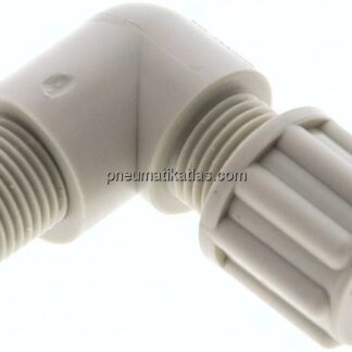 Winkel-Verschraubung G 1/8"-6x4mm, Polypropylen