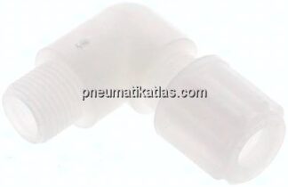 Winkel-Verschraubung G 1/8"-6x4mm, PVDF