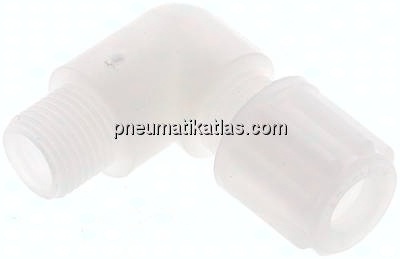 Winkel-Verschraubung G 1/8"-6x4mm, PVDF