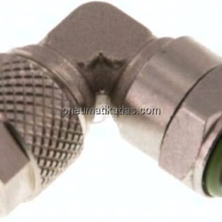 Winkel-Drehverschraubung G 1/8"-8x6mm, Messing vernickelt