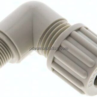 Winkel-Verschraubung G 1/8"-8x6mm, Polypropylen