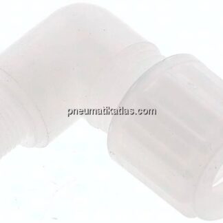 Winkel-Verschraubung G 1/8"-8x6mm, PVDF