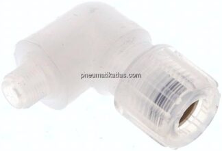 Winkel-Verschraubung G 1/8"-10x8mm, PFA