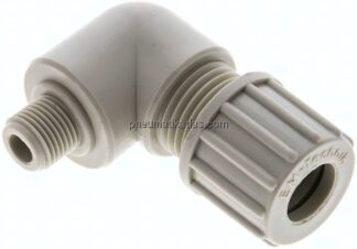 Winkel-Verschraubung G 1/8"-10x8mm, Polypropylen