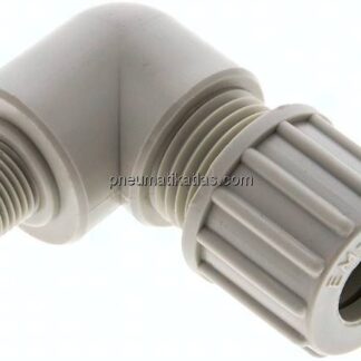 Winkel-Verschraubung G 1/8"-10x8mm, Polypropylen