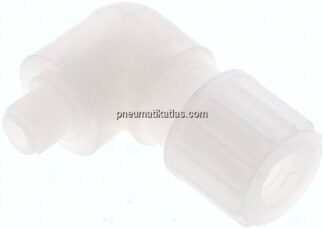 Winkel-Verschraubung G 1/8"-10x8mm, PVDF