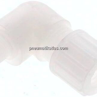 Winkel-Verschraubung G 1/8"-10x8mm, PVDF