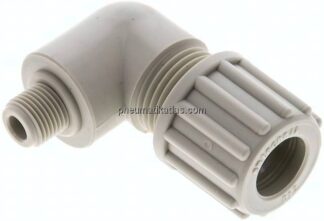 Winkel-Verschraubung G 1/8"-12x9mm, Polypropylen