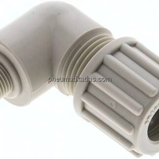 Winkel-Verschraubung G 1/8"-12x9mm, Polypropylen