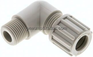 Winkel-Verschraubung G 3/8"-12x10mm, Polypropylen