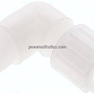 Winkel-Verschraubung G 3/8"-12x10mm, PVDF