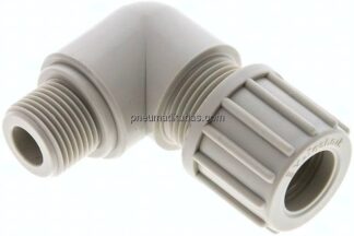Winkel-Verschraubung G 3/8"-14x12mm, Polypropylen