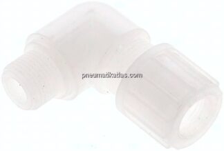 Winkel-Verschraubung G 3/8"-14x12mm, PVDF
