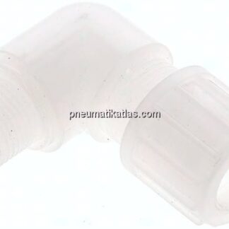 Winkel-Verschraubung G 3/8"-14x12mm, PVDF