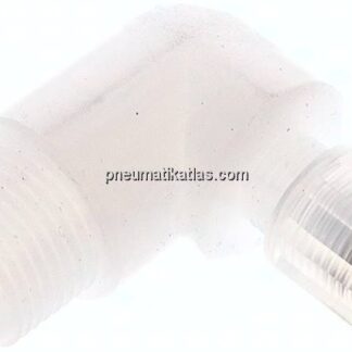 Winkel-Verschraubung G 3/8"-6x4mm, PFA
