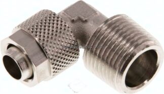Winkel-Verschraubung R 3/8"-10x8mm, Messing vernickelt