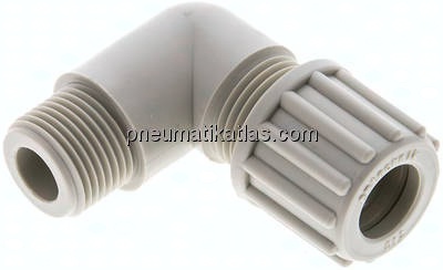 Winkel-Verschraubung G 3/8"-12x9mm, Polypropylen