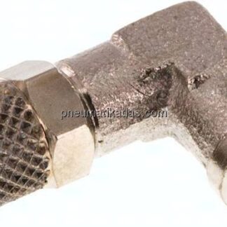 Winkel-Verschraubung M 5-5x3mm, Messing vernickelt