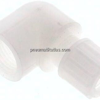 Winkel-Aufschraubverschraubung G 1/2"-12x10mm, PVDF