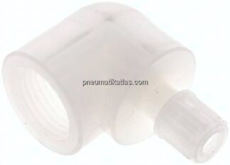 Winkel-Aufschraubverschraubung G 1/2"-6x4mm, PVDF