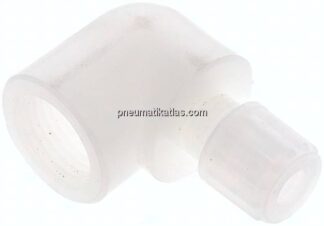 Winkel-Aufschraubverschraubung G 1/2"-8x6mm, PVDF