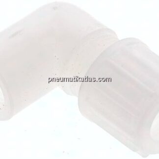 Winkel-Aufschraubverschraubung G 1/4"-12x10mm, PVDF