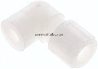 Winkel-Aufschraubverschraubung G 1/4"-14x12mm, PVDF