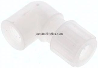 Winkel-Aufschraubverschraubung G 1/4"-10x8mm, PVDF